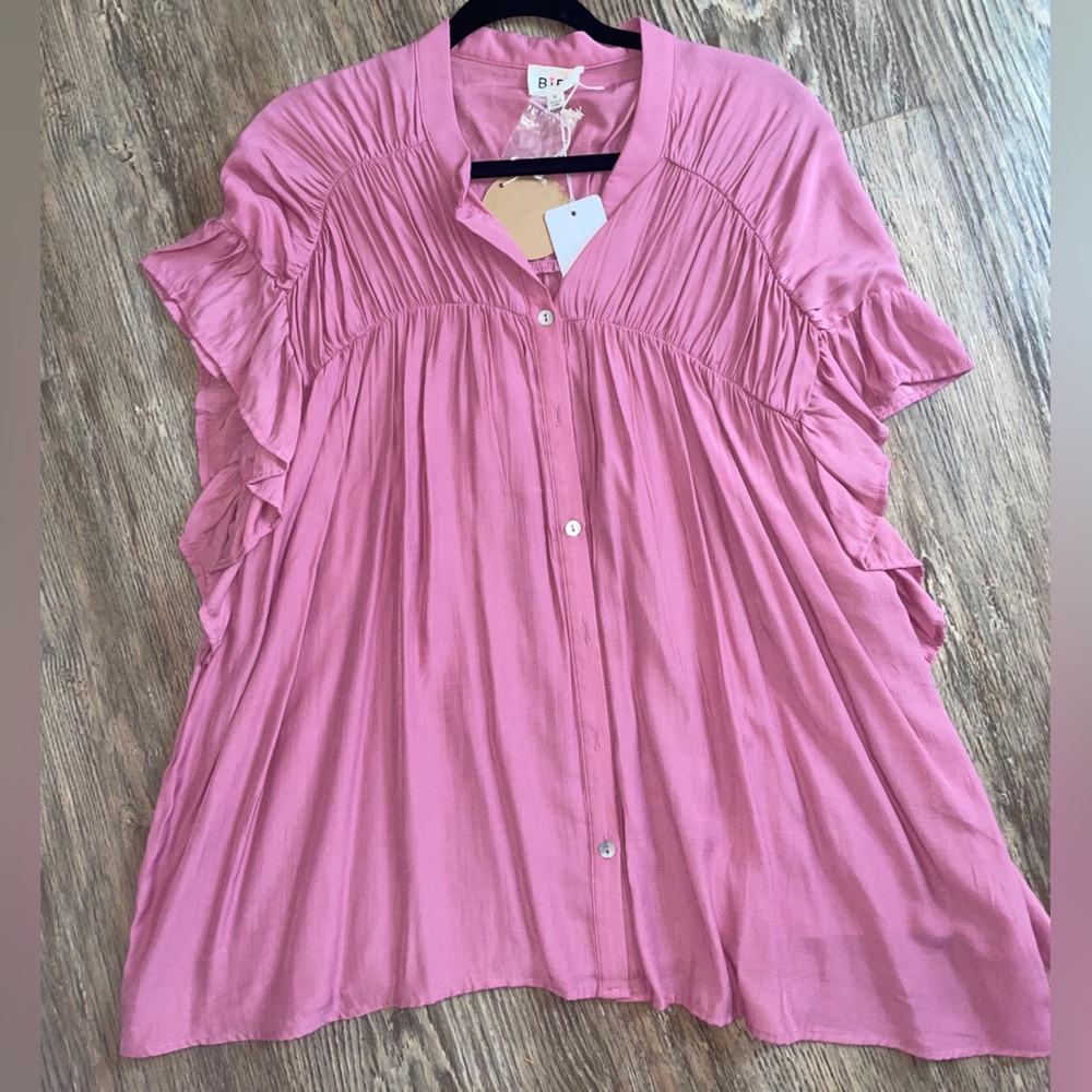 Berry Purple Button Up Top💜🎀